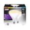 Feit Electric Feit BR40 E26 (Medium) LED Floodlight Bulb Adjustable White 65 Watt Equivalence 2 pk BR40DM/6WYCA/2 - alternate 1
